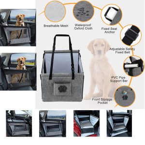 Foldable Dog Car Seat for Travel