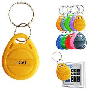 ABS Mini RFID Keychain Tags Door Entry Access