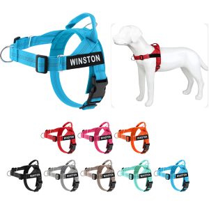 Adjustable Reflective Dog Harness with Breathable Mesh Padded