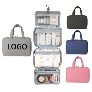 Travel Waterproof Foldable Dry-wet Separated Toiletry Bag