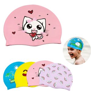 Custom Silicone Swimming Cap for Children