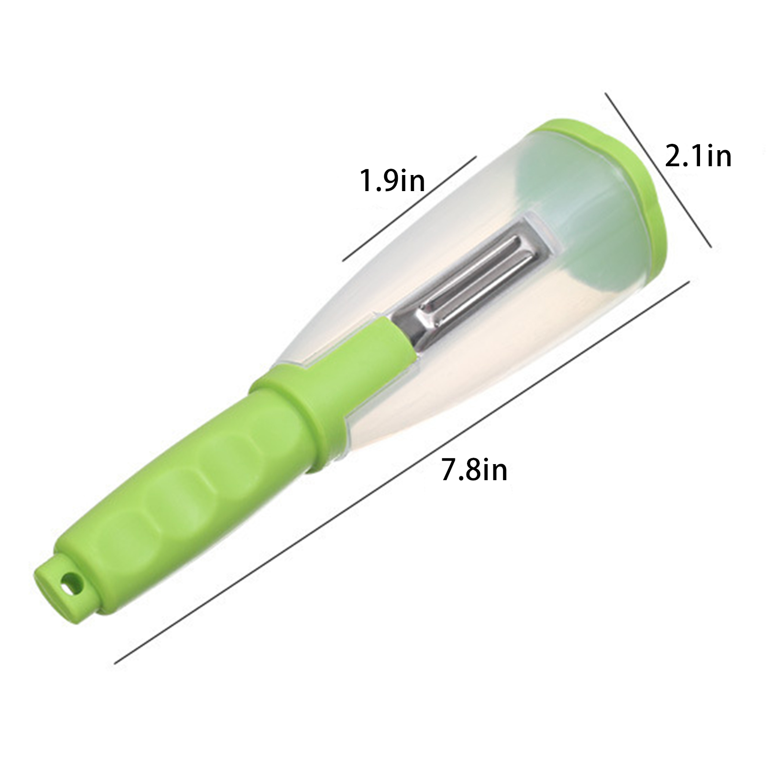 Vegetable Peeler with Container - Image 2