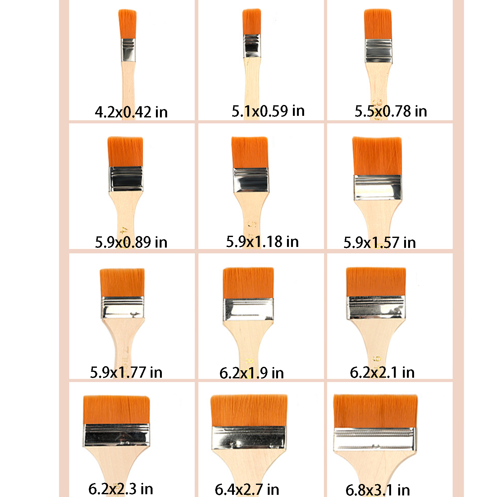 Customizable Thick Chip Paint Brush - Image 3