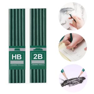 Wood 2B Pencils for Writing Drawing