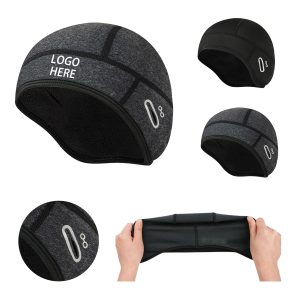 Fleece Cycling Hat With Glasses Holes