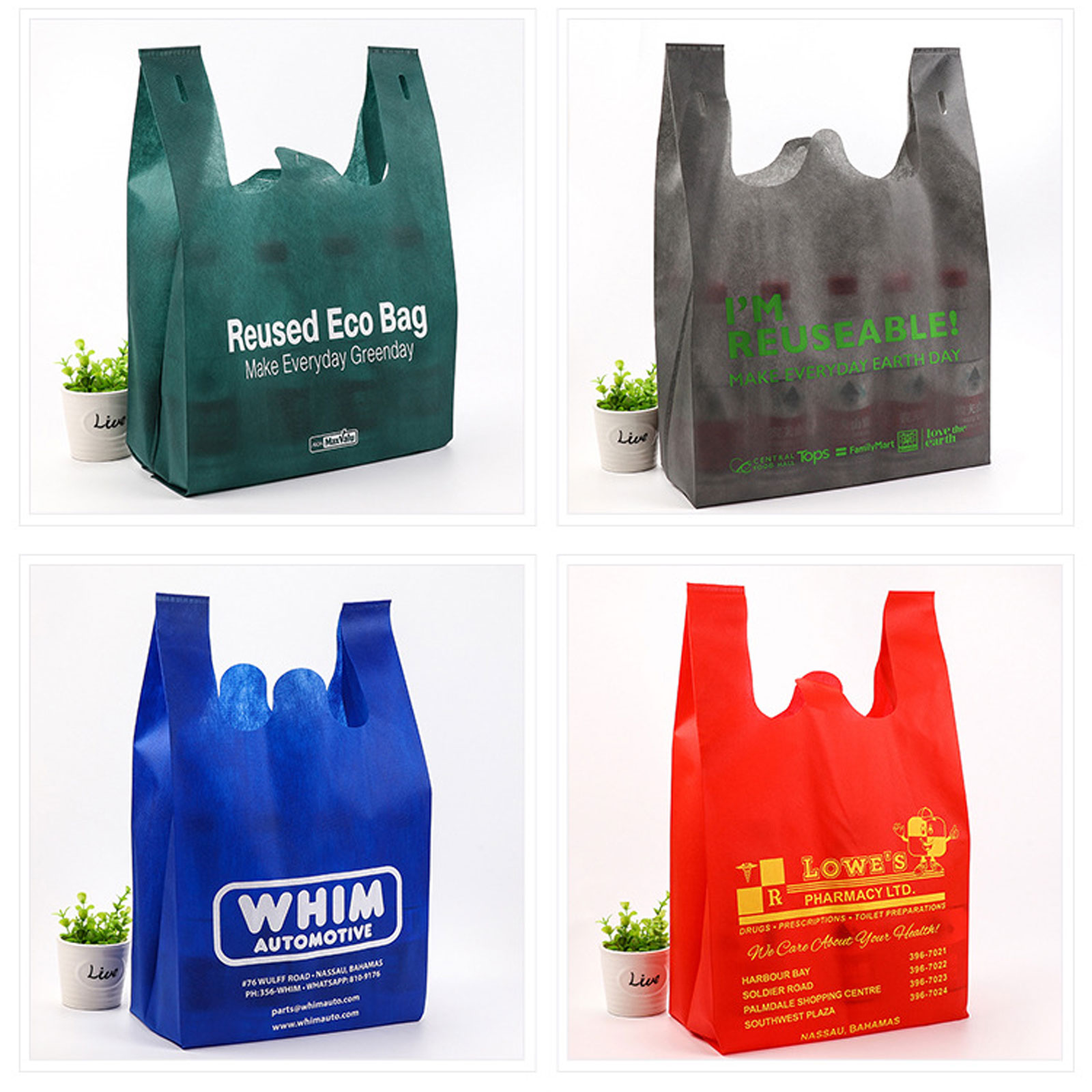Non Woven Reusable Shopping Tote Bag - Image 4