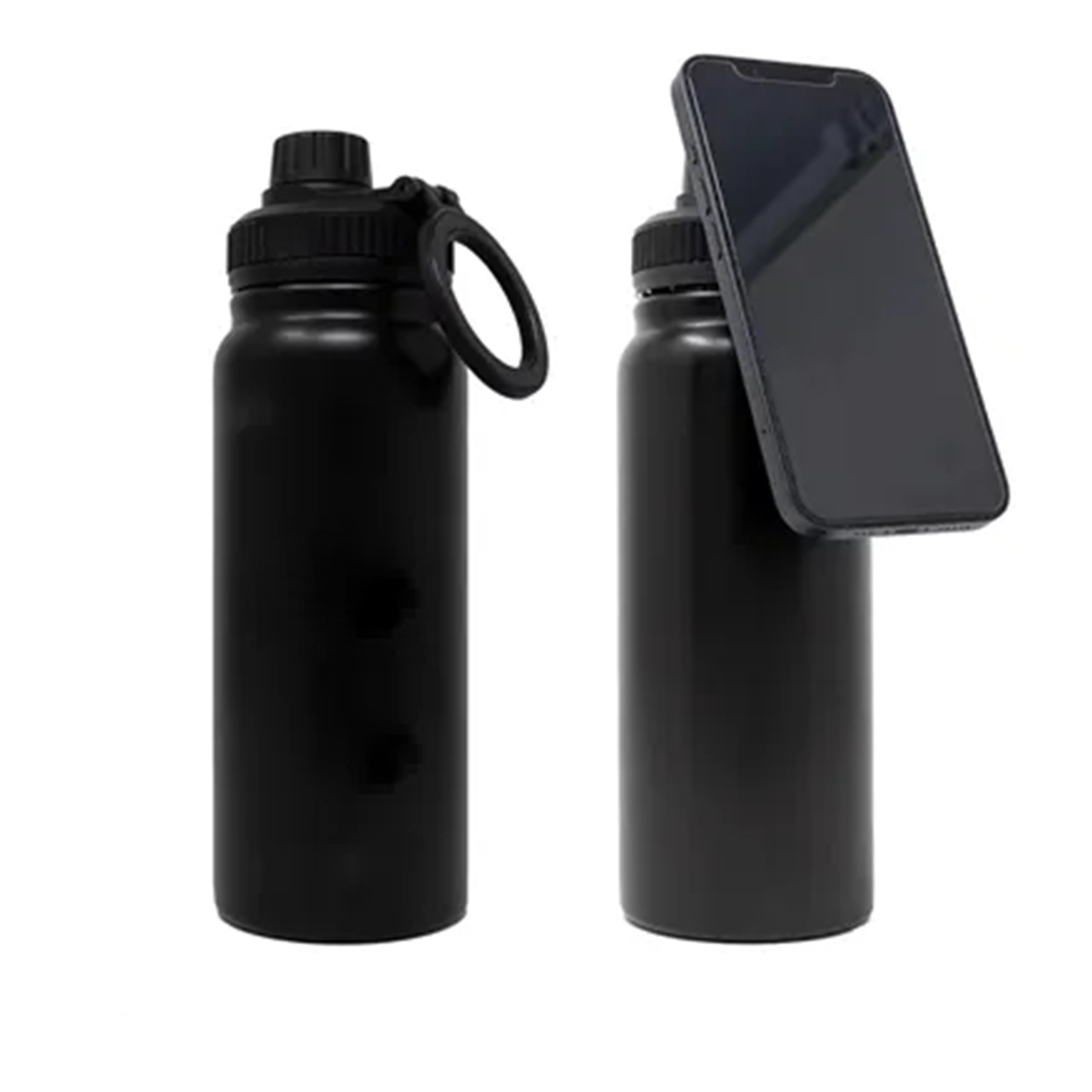 32oz Stainless Steel Insulated Cup With Phone Holder Magnetic Lid - Image 5