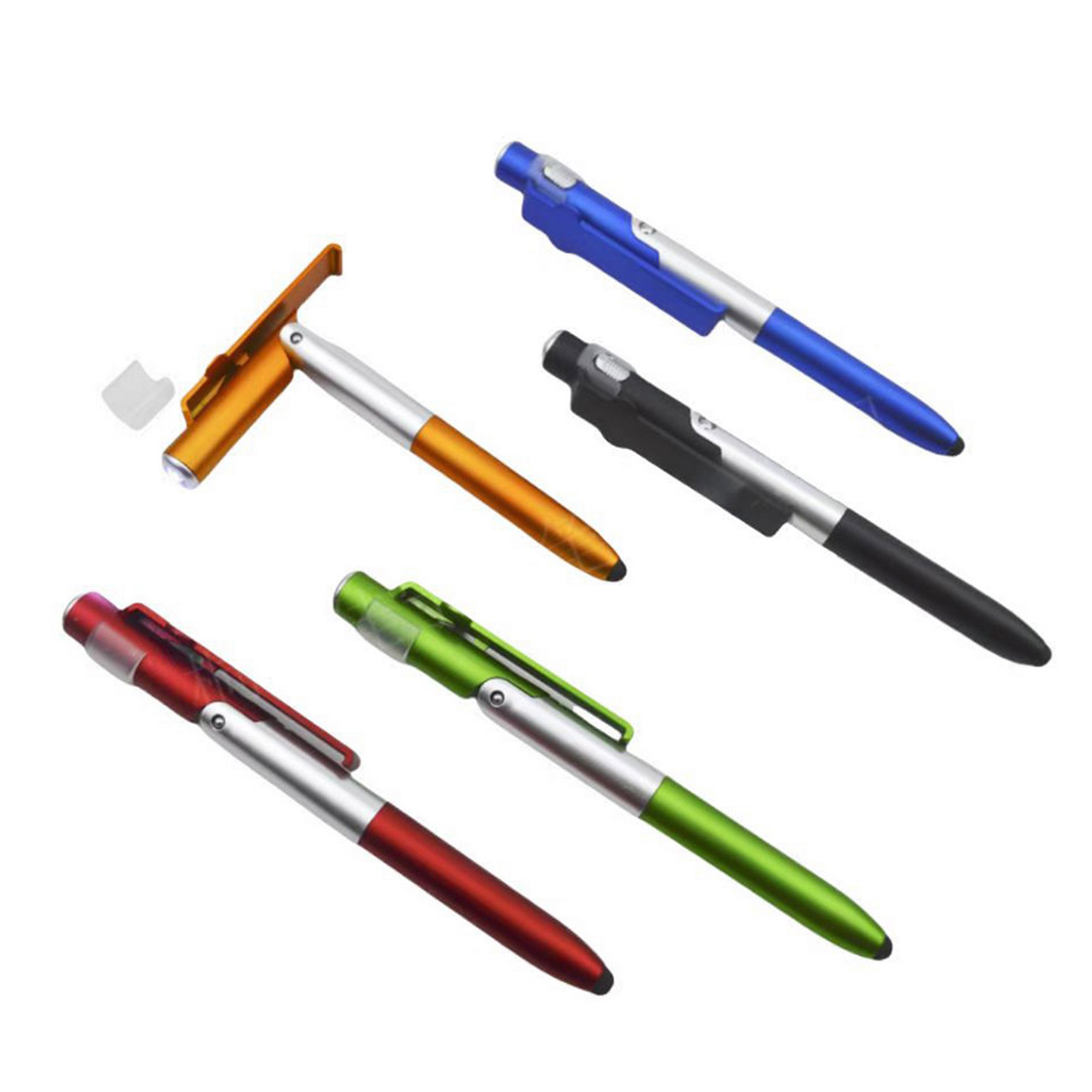 Multifunctional Folding Led Touchscreen Ballpoint Pen - Image 4