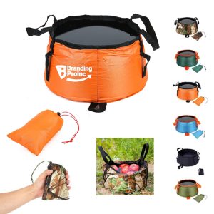 Travel Folding Water Basin With Storage Bag