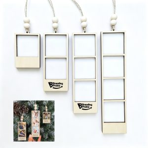 Wooden Multi Grid Hanging Photo Frame Decoration
