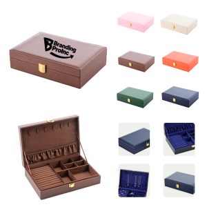 Pu Leather Large Capacity Jewelry Storage Box