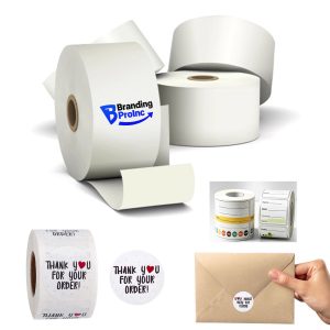 Custom Water Soluble Paper Roll Labels