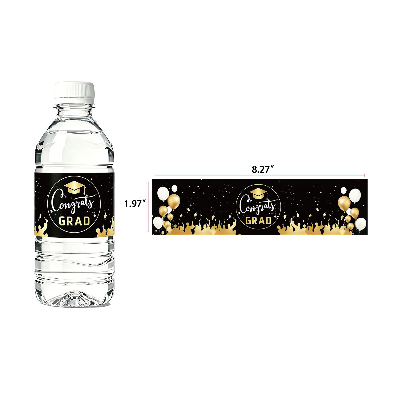 Custom Water Bottle Wrap Labels - Image 2