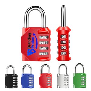 4-Digit Resettable Waterproof Combination Padlock