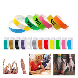 Disposable Paper Event Wristbands Tamper Proof