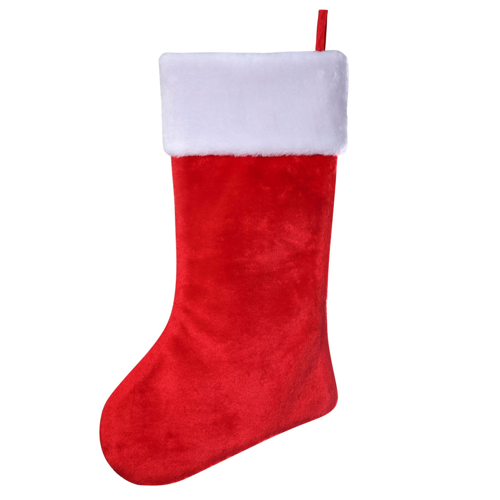 Plush Holiday Christmas Stocking - Image 2
