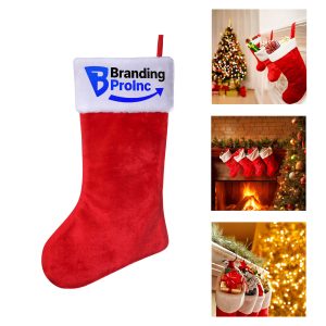 Plush Holiday Christmas Stocking