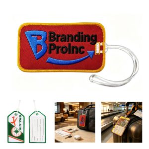 Embroidered Travel Luggage Tag