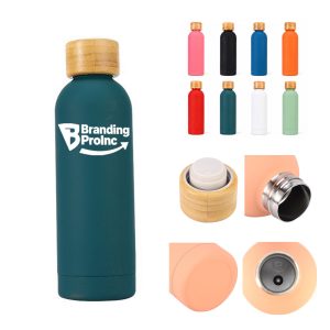 17oz Bamboo Lid Stainless Steel Water Bottle