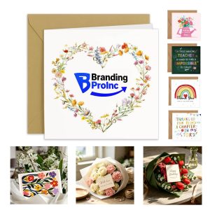 Paper Floral Flower Greeting Cards