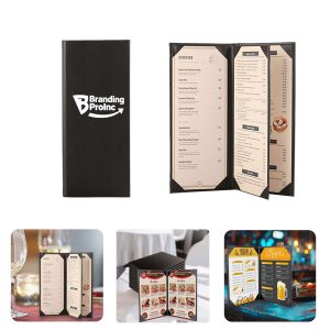 Leather Restaurant Menu Holder